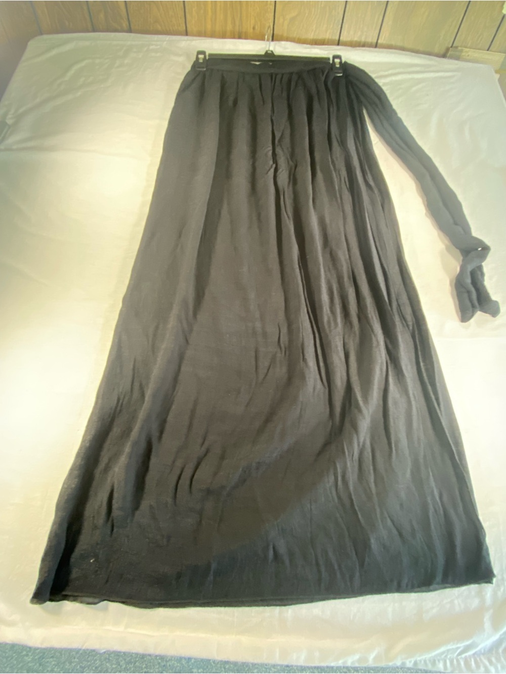 Sheer Black large wrap Around Skirt Dress? Cover up?